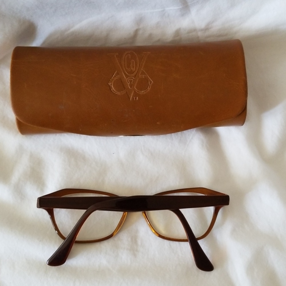 Vintage~Victory Optical Honey RX Eyeglasses - Picture 4 of 8